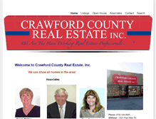Tablet Screenshot of crawford-county.com
